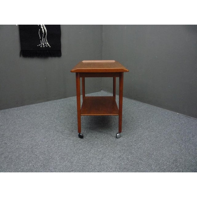 Dyrlund Teak Bar Cart from Dyrlund, 1970s For Sale - Image 4 of 10