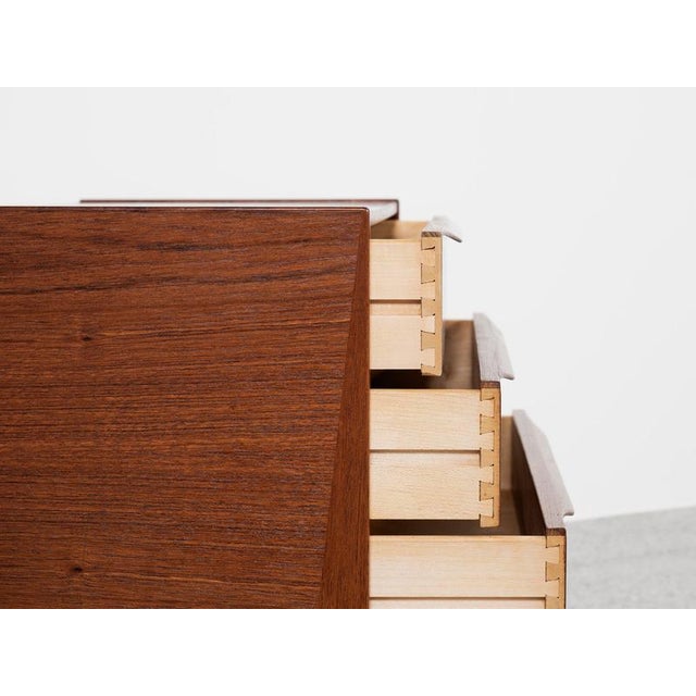 Mid-Century Modern Mid-Century Danish Model 34 Chest of Drawers in Teak by Kai Kristiansen for Aksel Kjersgaard 1960s For Sale - Image 3 of 12