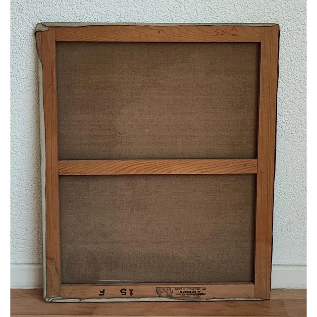 Frédéric Goerg, Paysage, Oil on Canvas For Sale - Image 9 of 10