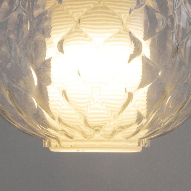 Glass Pendant Lamps, 1960s, Set of 2 For Sale - Image 11 of 14
