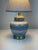 Ceramic Blue + White Table Lamp For Sale - Image 9 of 12