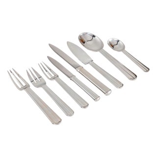 Chantaco Cutlery by Jean E. Puiforcat, 1930s, Set of 105 For Sale