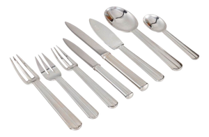 Chantaco Cutlery by Jean E. Puiforcat, 1930s, Set of 105