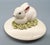 1980's Vintage Fitz & Floyd Ceramic Bunny Basket — Spring/ Easter Trinket Box For Sale - Image 10 of 10