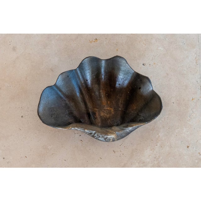 Vintage Iron Shell Dish For Sale In Miami - Image 6 of 9