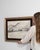 This 1980s drawing from France is a watercolor, housed in a wood and glass frame. Its form follows honest, well-...