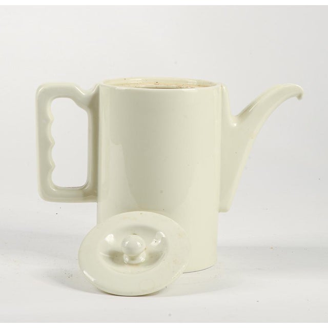 Ceramic Teapot in Matt White Ceramic from U.S.S. F, 1950s For Sale - Image 7 of 10