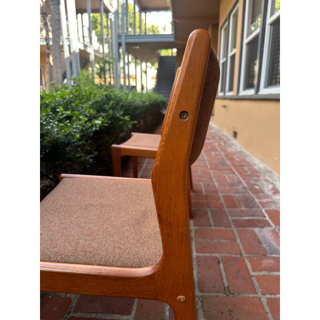 Wood 1970s Pair of Danish Modern Teak Dining Chairs by Findahl's Møbler, Denmark For Sale - Image 7 of 15