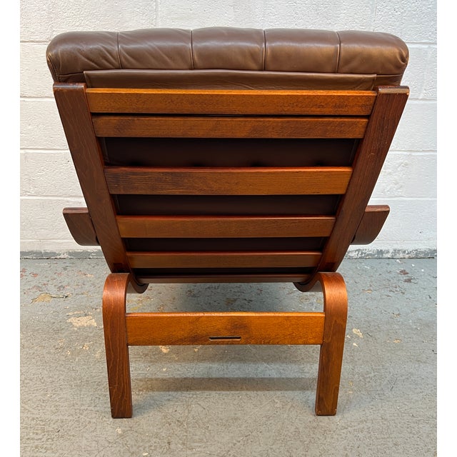 Mid 20th Century 'Orbit' Lounge Chair and Ottoman Designed by Ingmar Relling for Westnofa For Sale In New York - Image 6 of 15