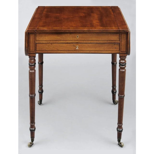 English Antique Regency Games Table For Sale - Image 4 of 11