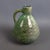 Majolica Jug Artistic Shaded Green Vase, 1960s For Sale - Image 7 of 13