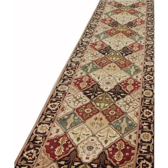 Handwoven Vegetable-Dyed Persian Bakhtiari Runner Rug 3'0" X 13'5" For Sale In Dallas - Image 6 of 11