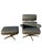 Vintage Mid Century Modern Leather Lounge Chair and Ottoman Attributed to Selig For Sale - Image 15 of 16