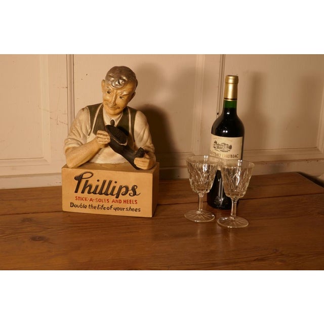 Phillips Stick a Soles and Heels cobblers shop advertising display model This piece dates back to the 1920s and would have...