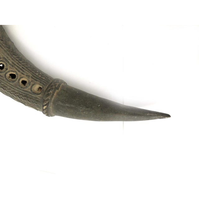 African Ceremonial Currency Horns Cameroon Grasslands 10" Brass / Bronze It was a challenge to capture the true color of...