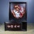 1980s Vintage Chinese Rosewood Mother-of-Pearl Inlay Tea Tray With Sliding Compartment, Twin Foo Lions For Sale - Image 5 of 9