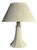 Mid-Century Suede Leather Mushroom Table Lamp, 1960s For Sale