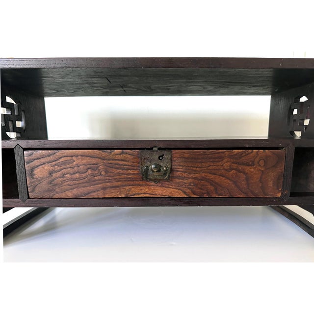 Antique Korean Sutra Desk with Buddhism Symbol Joseon Dynasty For Sale - Image 9 of 12