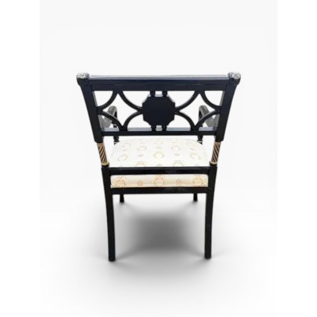 Century Furniture Late 20th Century Regency-Style Armchairs, Set of Four For Sale In Boston - Image 6 of 17