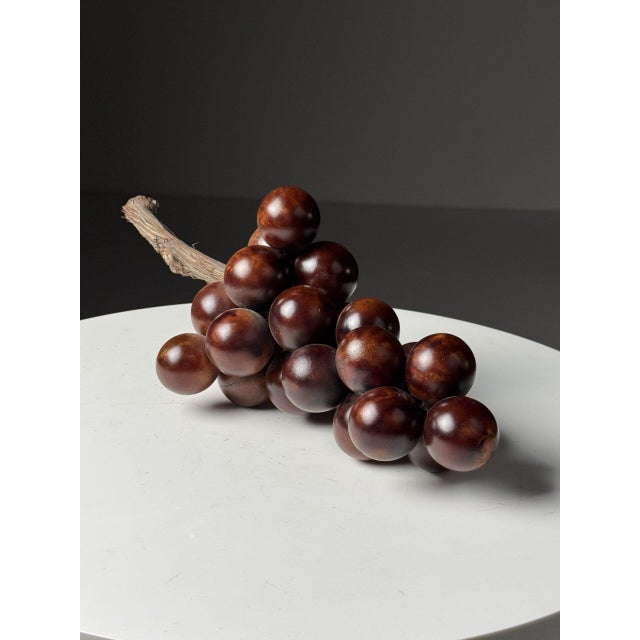 Vintage Grape Cluster in Alabaster For Sale - Image 11 of 14