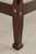 Brown Councill Craftsmen Queen Size Mahogany Rice Carved Poster Bed For Sale - Image 8 of 18