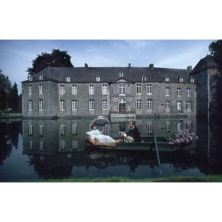 Slim Aarons, Annevoie, Estate Stamped Photographic Print, 1980 / 2020s For Sale