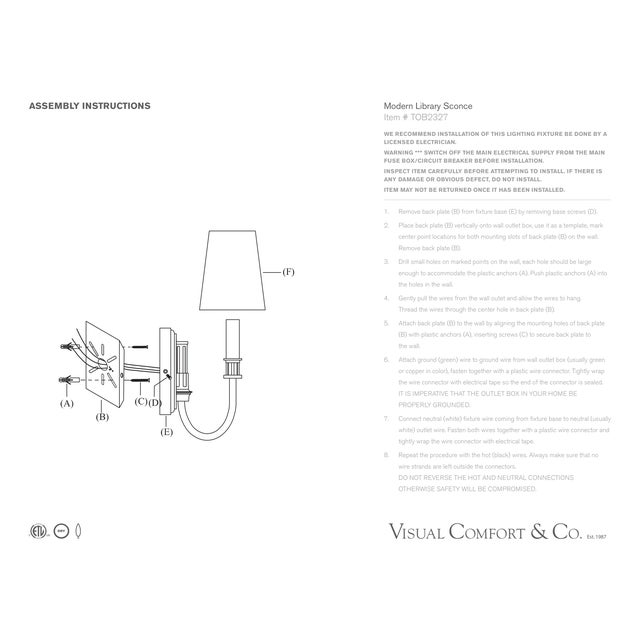 Visual Comfort Thomas O'Brien for Visual Comfort Signature Modern Library Sconce in Polished Nickel with Linen Shade For Sale - Image 4 of 5