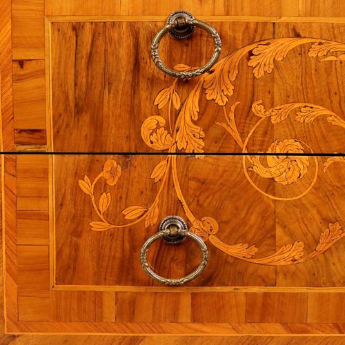 Neoclassical Walnut Chest of Drawers For Sale - Image 11 of 14