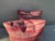 Set of Two Woven Textural Rich Pink Pillows/ Kathryn Ireland “Moroccan Weave” Woven Textile With Down/ Feather Fill For Sale - Image 10 of 11