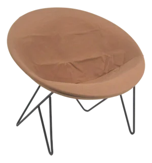 Rare Early Hedstrom Iron Circle Chair