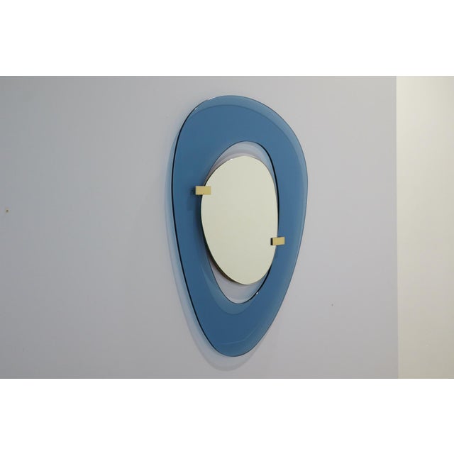 Asymmetrical Mirror by Max Ingrand for Fontana Arte, 1960s For Sale - Image 13 of 13