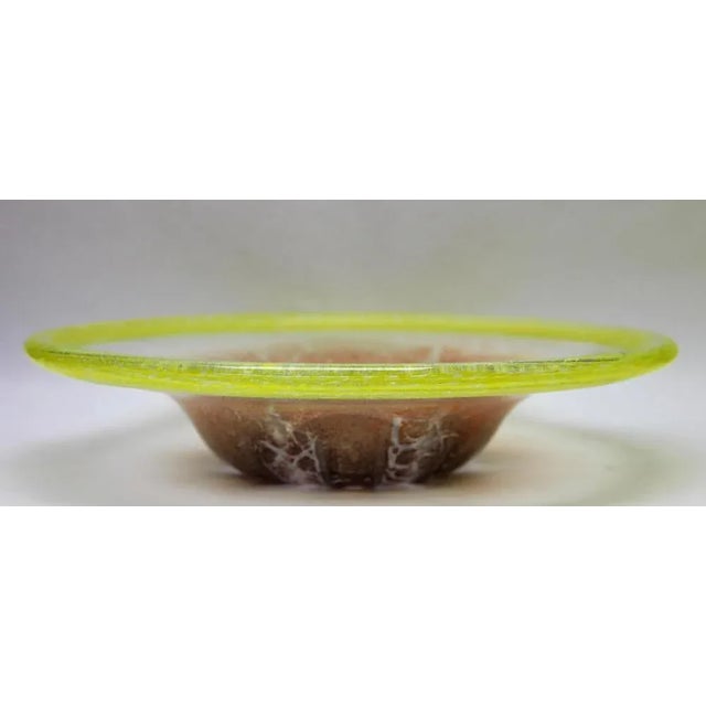 1930s German Ikora Art Glass Bowl by Karl Wiedmann for WMF, 1930s For Sale - Image 5 of 10
