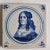 Dutch Delft Tile with Portrait of Amalia Van Solms, 1600s For Sale - Image 4 of 9