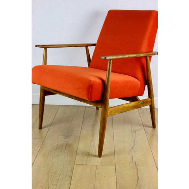 Orange Lis Lounge Chair by Henryk Lis, 1970s For Sale - Image 12 of 13