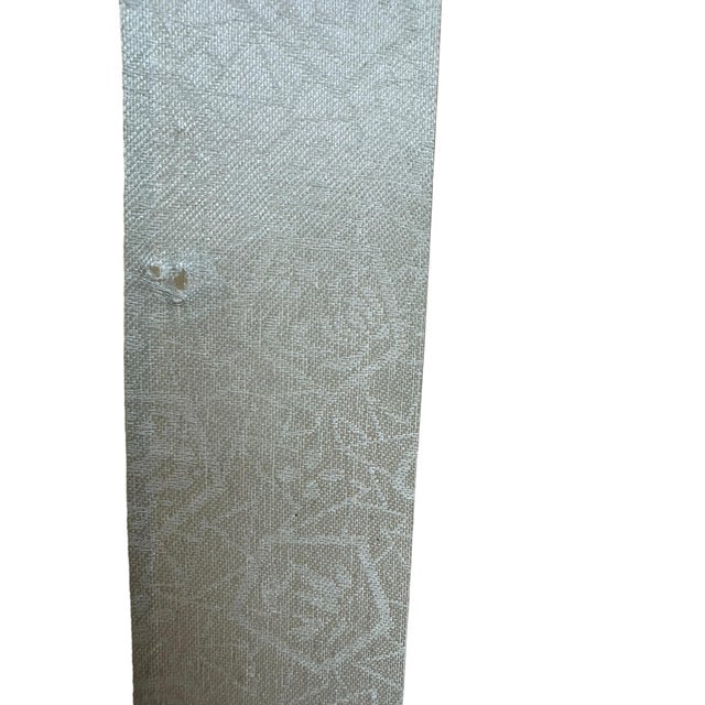 Vintage 1987 Large Chinese Ink Painting Hanging Scroll For Sale - Image 11 of 12