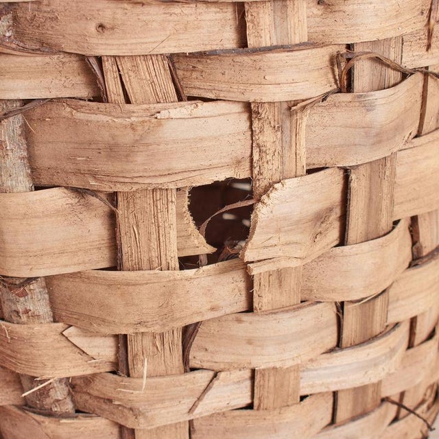 Grape Harvest Log Basket, 1950s For Sale - Image 6 of 9