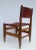 Wood C.1960's Tanned Saddle Leather & Teak Lounge/Side Chair Designed by Biermann Werner for Arte Sano For Sale - Image 7 of 13