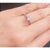 14 Karat White Gold Diamond Engagement Ring For Sale - Image 4 of 9