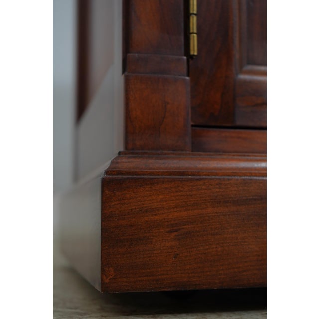 Stickley Regency Style Cherry Slide Open Top Server For Sale - Image 15 of 18