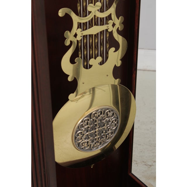 Howard Miller Presidential Cherry Grandfather Clock For Sale - Image 12 of 18