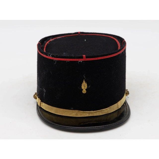 A rare French Military Academy Officer's hat or cap from the 1970s. These special and unique hats are part of the uniform...