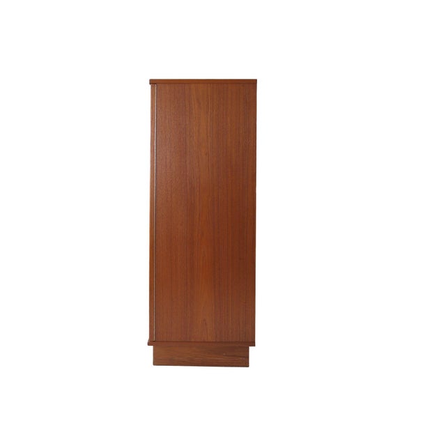 Mid 20th Century Danish Teak Gentleman’s Chest / Armoire by Nils Jonsson for Torring, Attributed For Sale - Image 10 of 10