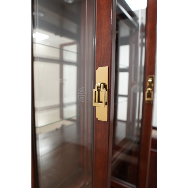 Vintage Universal Furniture Ming-Style Display Cabinet, Attributed For Sale - Image 12 of 16