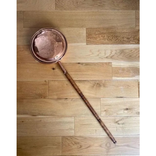 Antique George III Copper Warming Pan, 1800s For Sale - Image 4 of 4