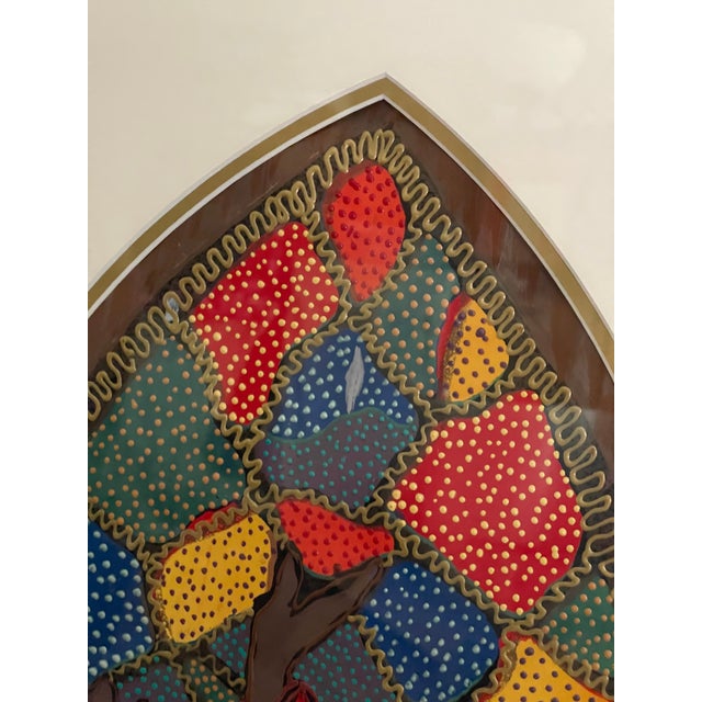 1990s Original Artwork "Amen" by Herbert Mannie Pair African American Artist Coa 1998 Framed For Sale - Image 5 of 12