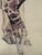 Vintage Evelyn Gross ‘Aisha & Mother’ Brookfield Zoo Chicago Numbered Giraffe Lithograph 60/1000 For Sale - Image 9 of 12