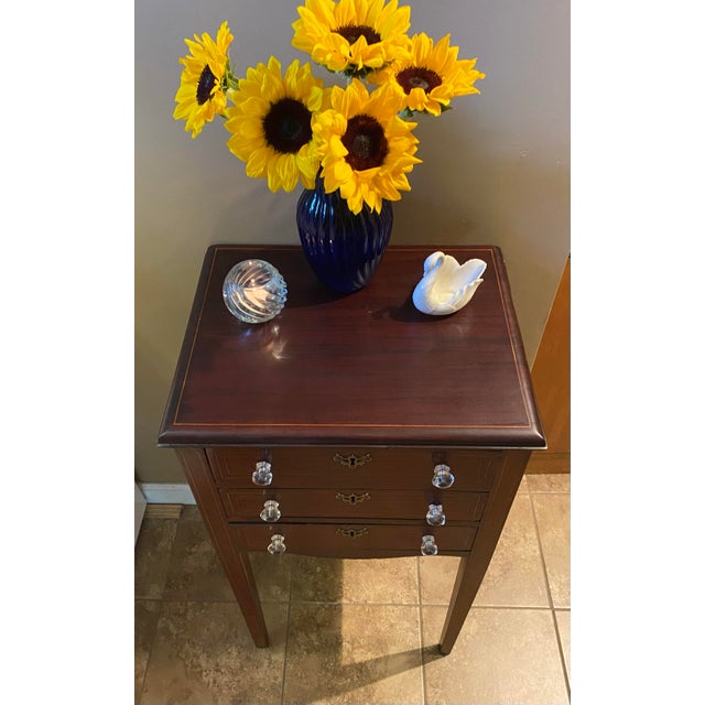 Traditional Tall Accent Table For Sale - Image 3 of 4