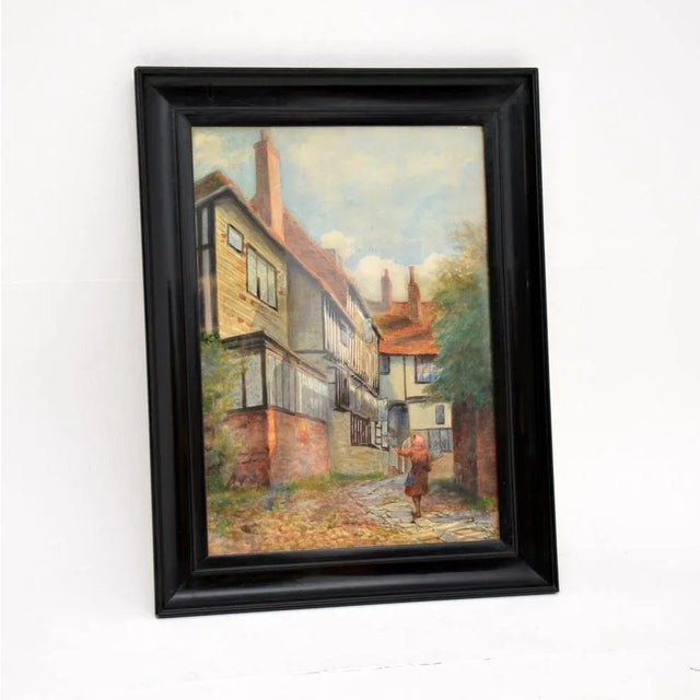 A stunning original antique watercolour painting of the historic 600 year old Meramid Inn in Rye. This is by the artist...
