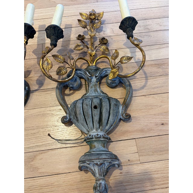 Palladio 1960s Palladio Mid Century Wall Sconces - a Pair For Sale - Image 4 of 6