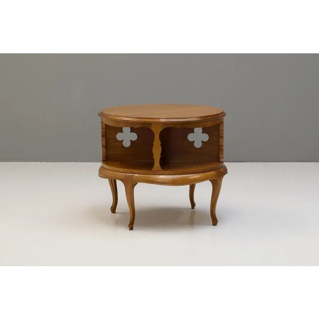 Wood Vintage Revolving Bookcase, 1930s For Sale - Image 7 of 7